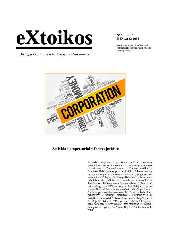 Portada Revista eXtoikos – Número 21